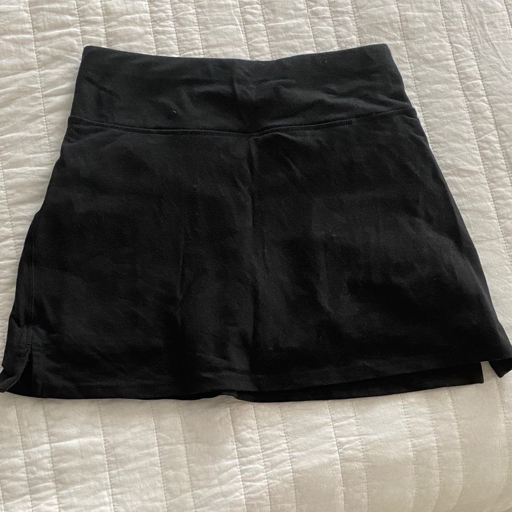 Pact Women's Organic Cotton Black Tennis Skirt